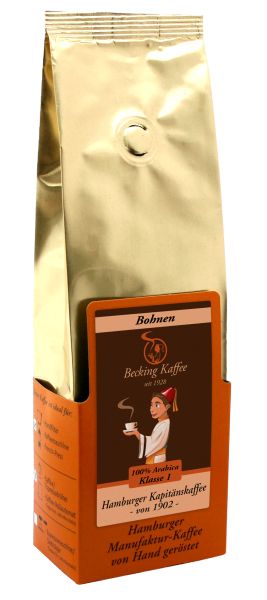 Becking - Hamburger Kapitänskaffee 250g Bohnen