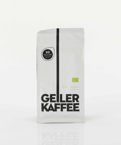 GEILER KAFFEE Röstung Bielefeld entkoffeiniert 20 Pads